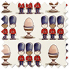 Kings Breakfast, Eggs Kingsmen - Twist&Fit Roller Blind
